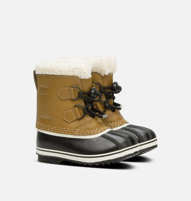 Kids Snow Boots Brown/Black - Sorel Childrens Yoot Pac™ TP - 497-JWEDUP